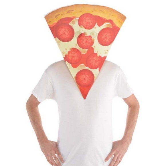Pizza Slice Mask (one size fits most) - Picture 1 of 3